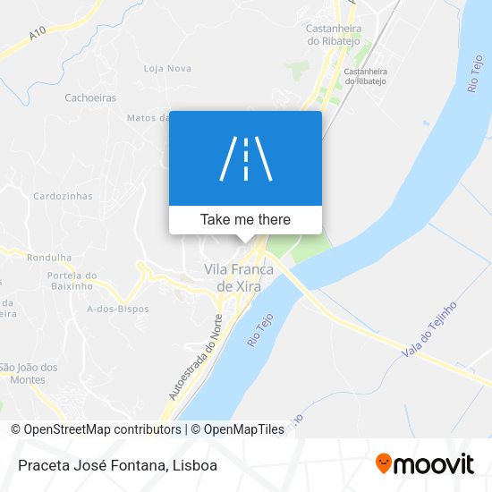 Praceta José Fontana mapa