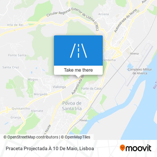 Praceta Projectada À 10 De Maio map