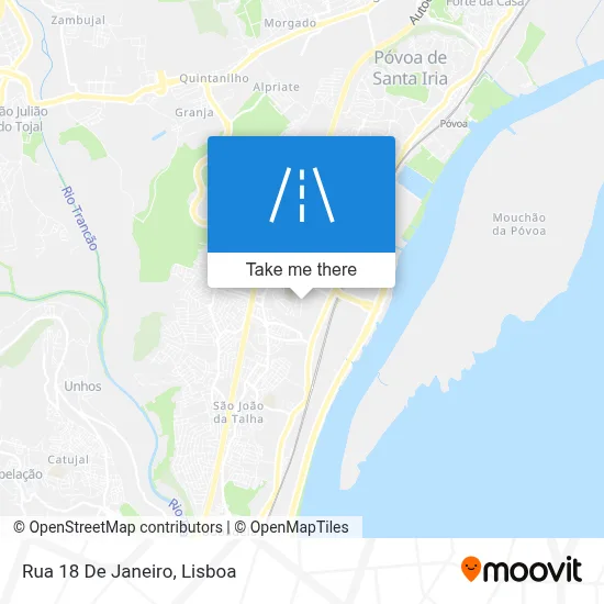 Rua 18 De Janeiro map