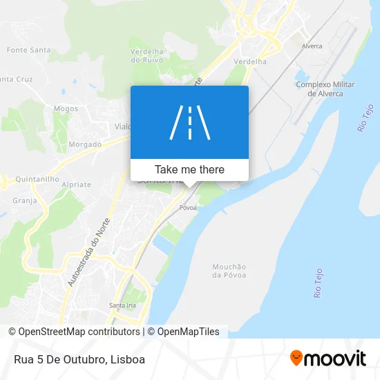 Rua 5 De Outubro map