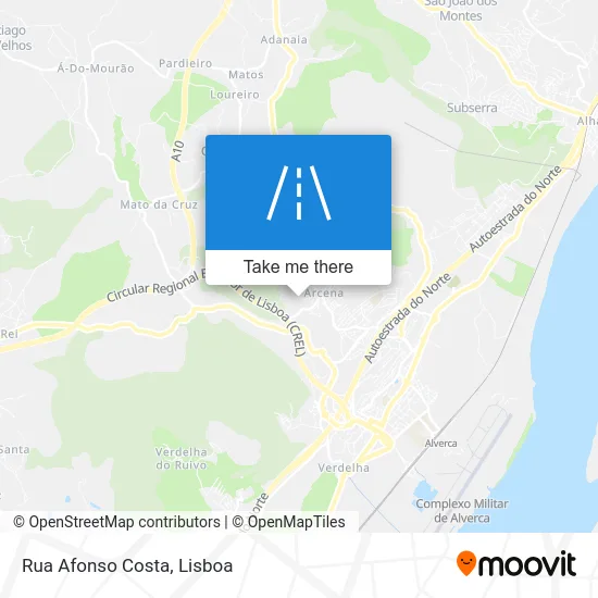 Rua Afonso Costa map