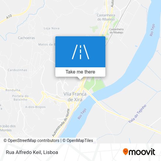 Rua Alfredo Keil mapa
