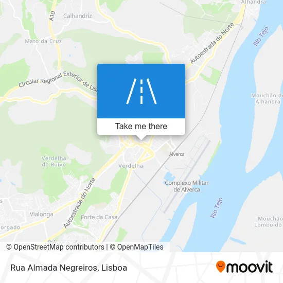 Rua Almada Negreiros map