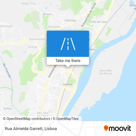 Rua Almeida Garrett map