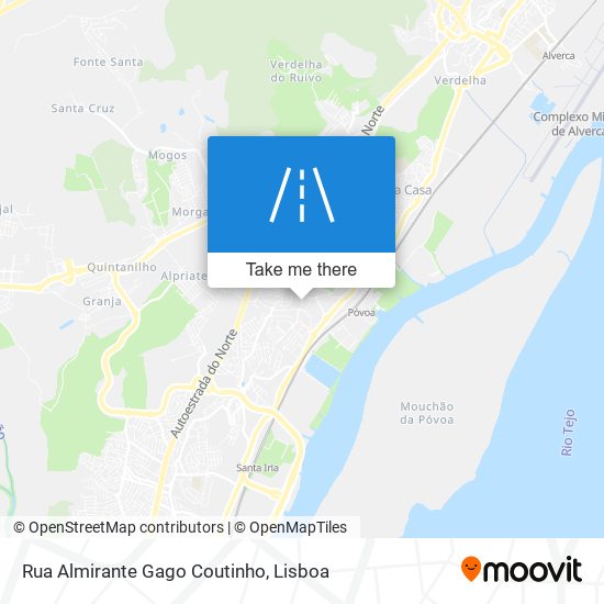 Rua Almirante Gago Coutinho map