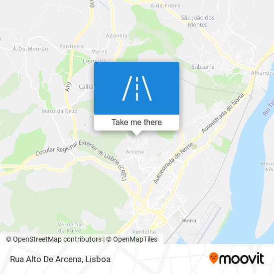 Rua Alto De Arcena mapa