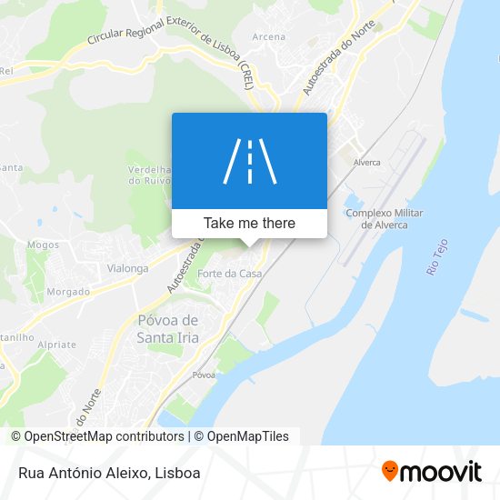 Rua António Aleixo map