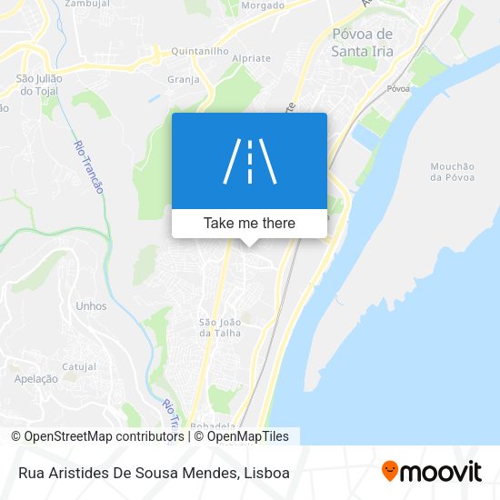 Rua Aristides De Sousa Mendes mapa