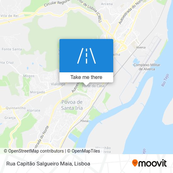 Rua Capitão Salgueiro Maia map