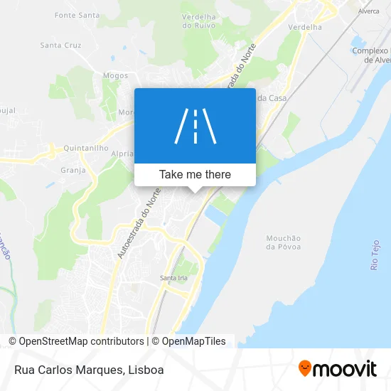 Rua Carlos Marques map