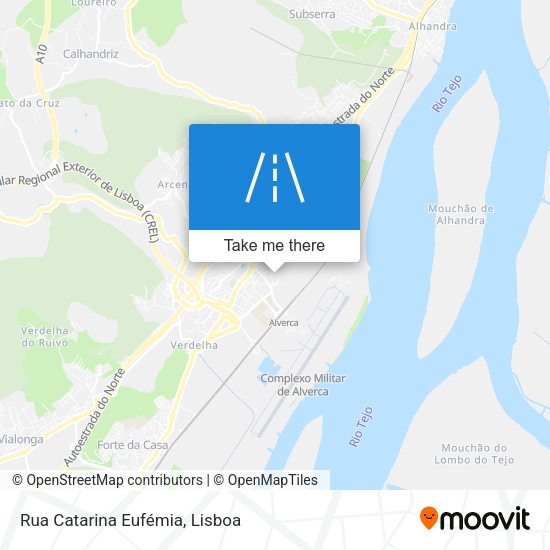 Rua Catarina Eufémia map