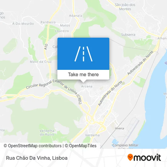 Rua Chão Da Vinha map