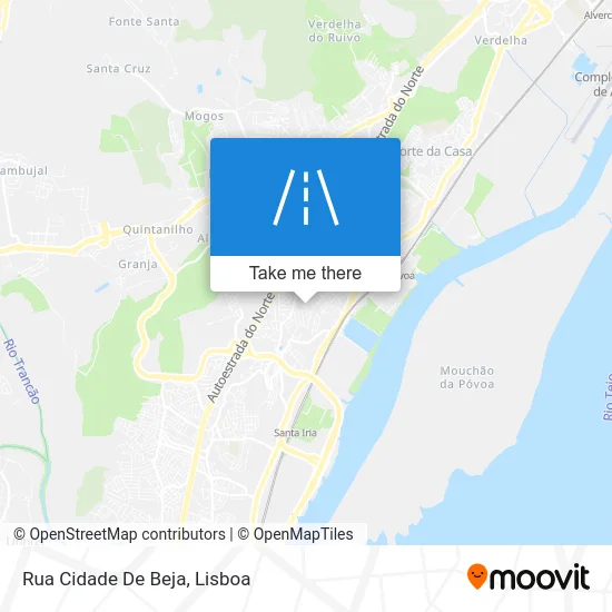 Rua Cidade De Beja map