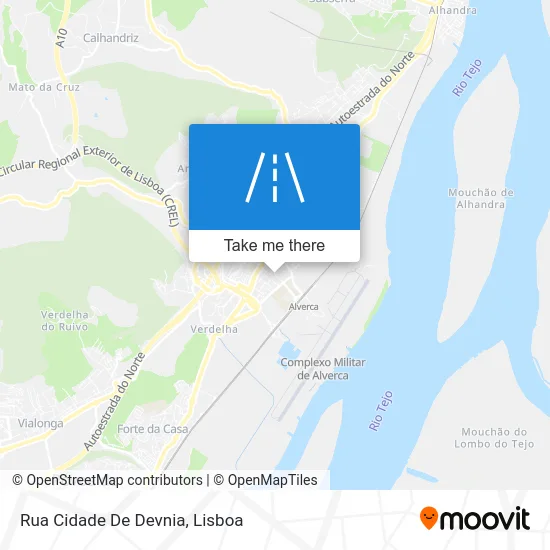 Rua Cidade De Devnia map