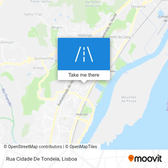 Rua Cidade De Tondela map