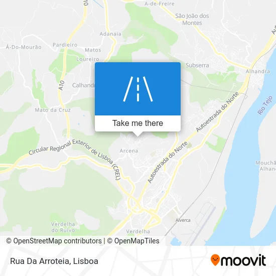 Rua Da Arroteia map
