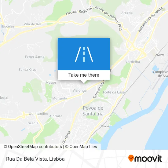 Rua Da Bela Vista map