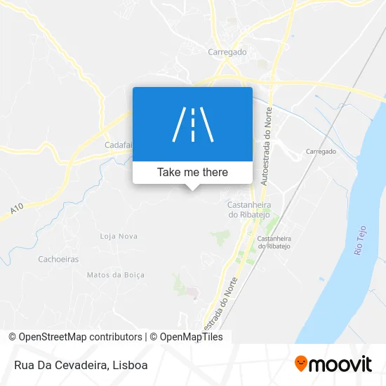Rua Da Cevadeira map