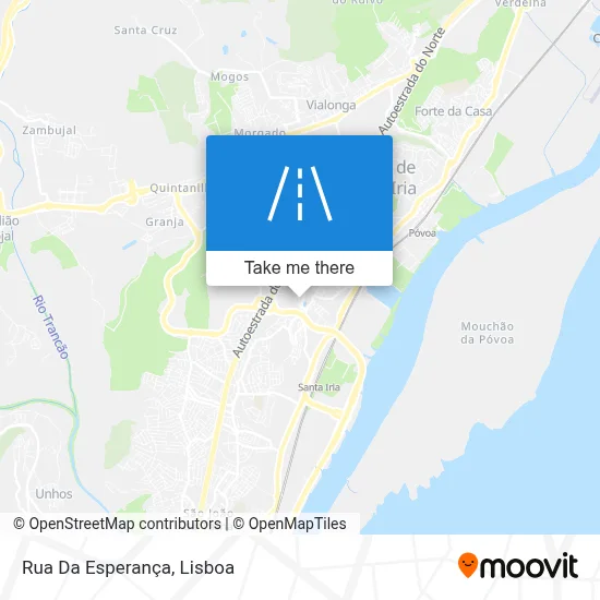 Rua Da Esperança map