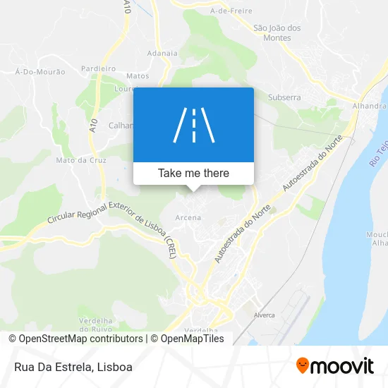 Rua Da Estrela map