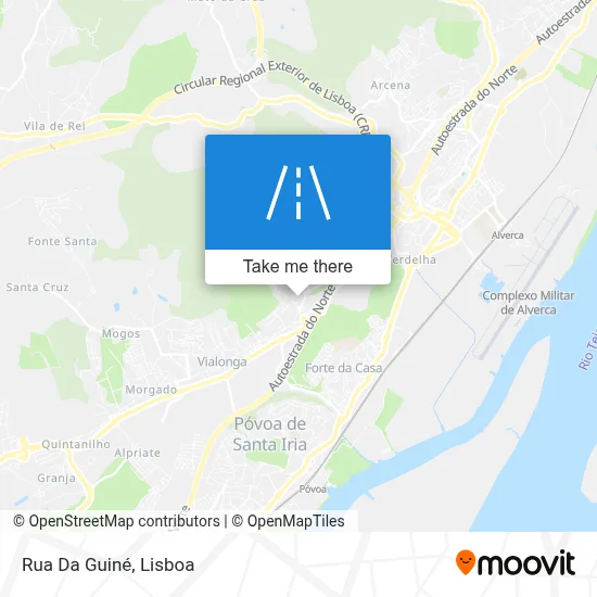 Rua Da Guiné map