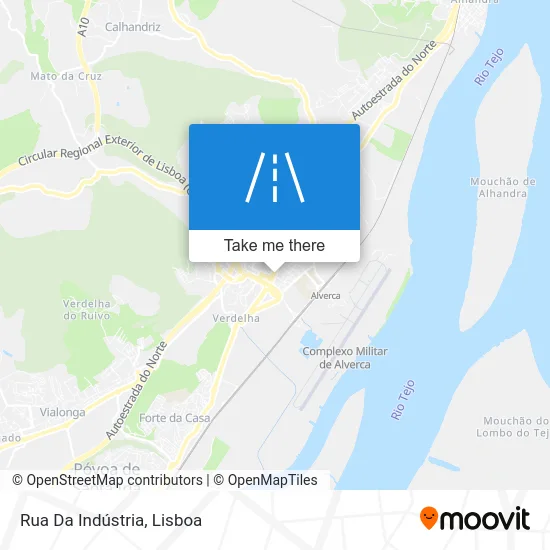 Rua Da Indústria map