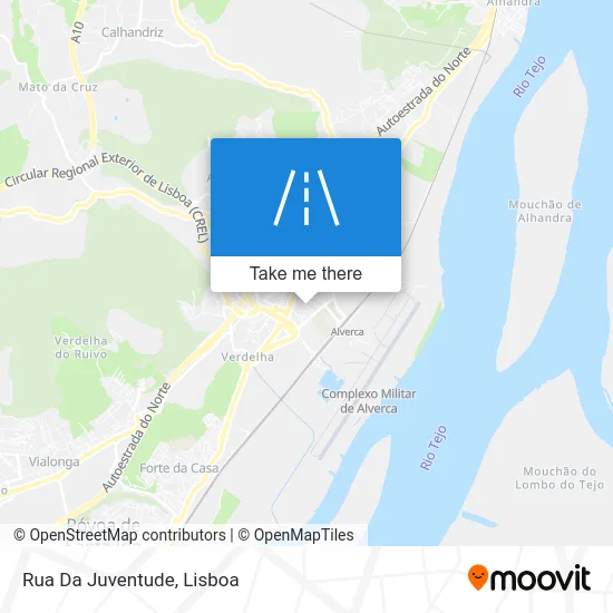 Rua Da Juventude map