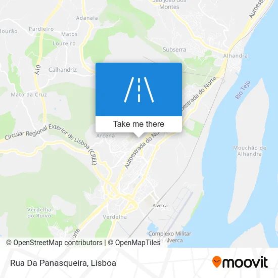 Rua Da Panasqueira map