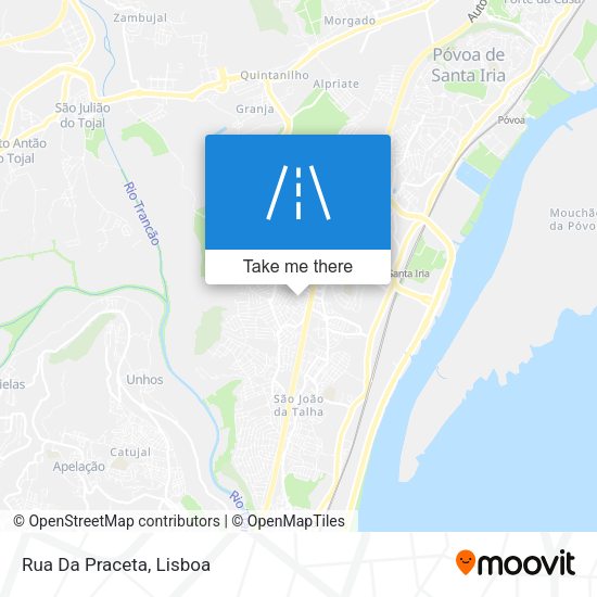 Rua Da Praceta map