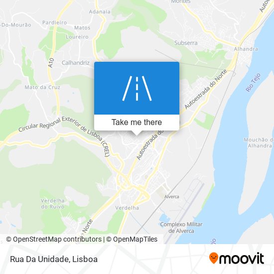 Rua Da Unidade mapa