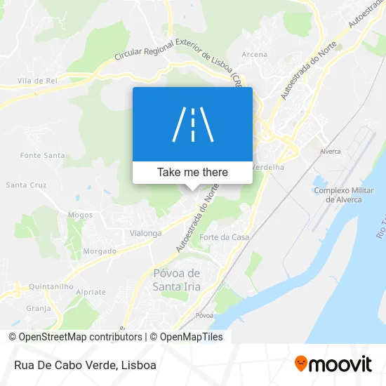 Rua De Cabo Verde map