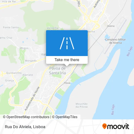 Rua Do Alviela map