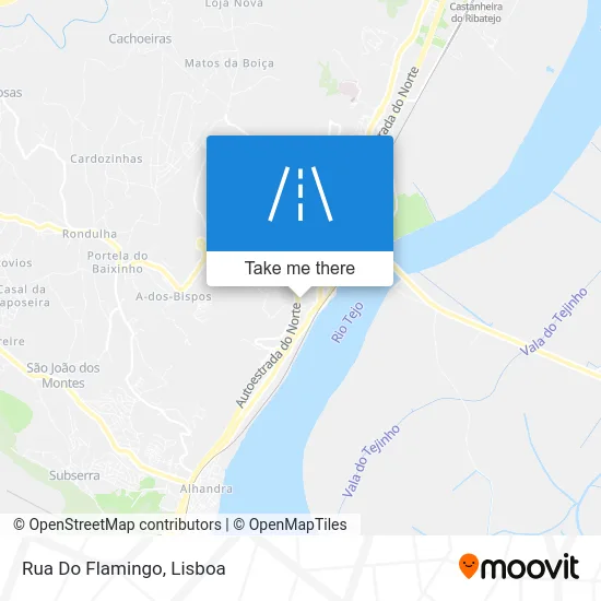 Rua Do Flamingo map