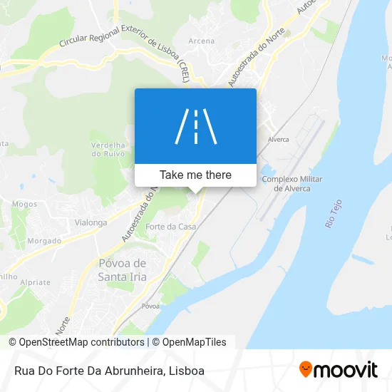 Rua Do Forte Da Abrunheira map