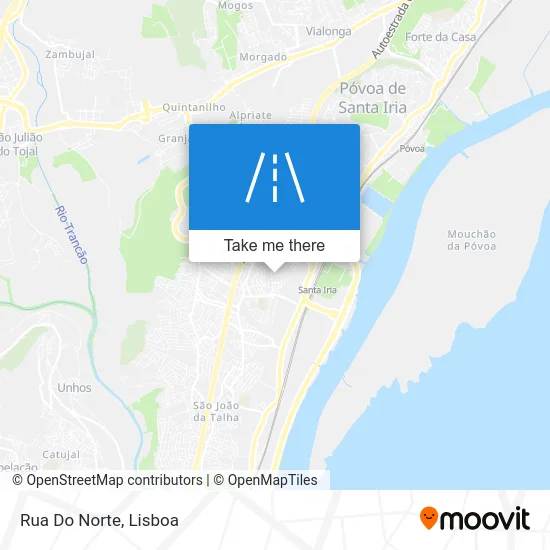Rua Do Norte map