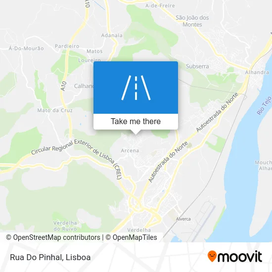Rua Do Pinhal map