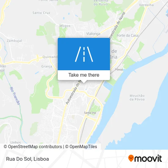 Rua Do Sol map