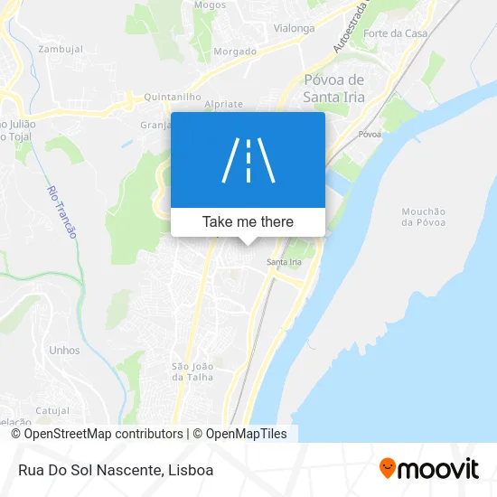 Rua Do Sol Nascente map