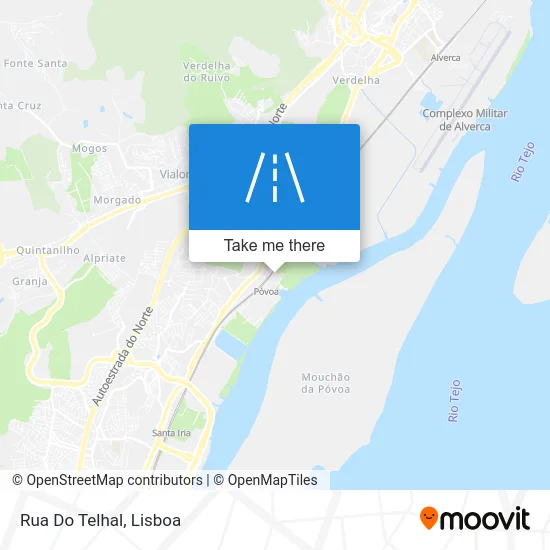 Rua Do Telhal map