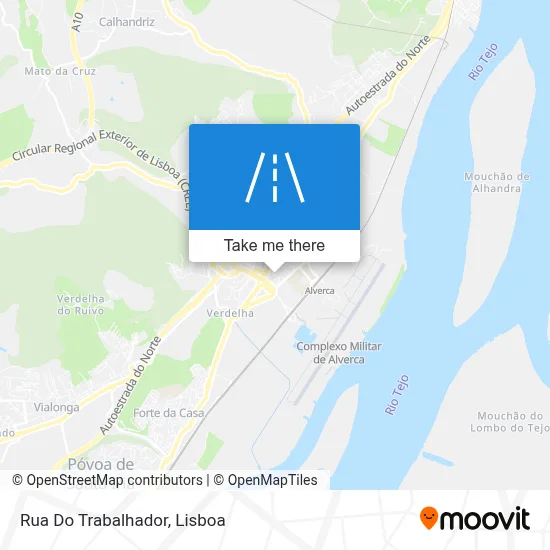 Rua Do Trabalhador map