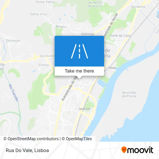 Rua Do Vale map