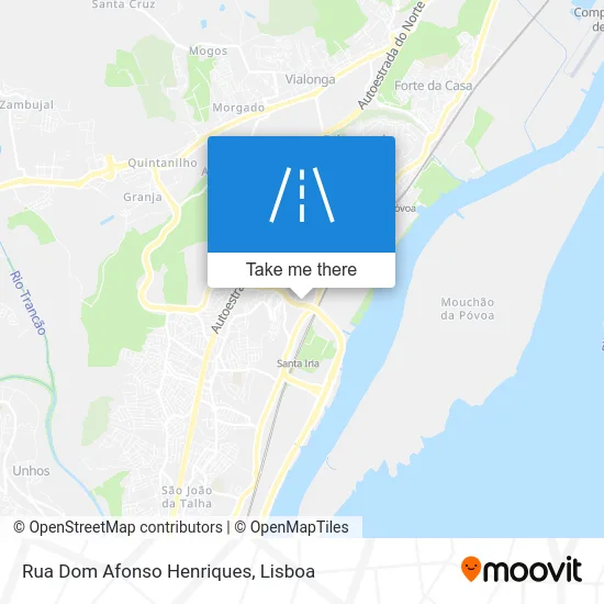 Rua Dom Afonso Henriques map