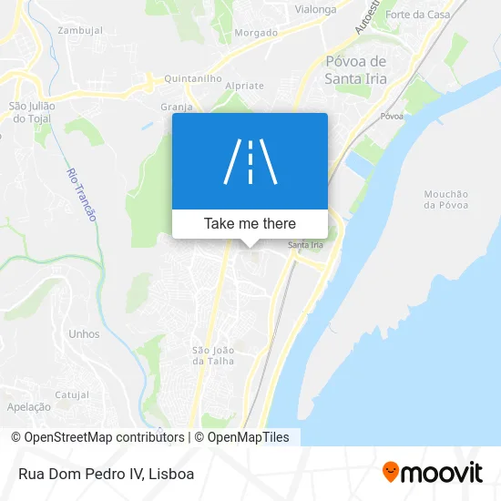 Rua Dom Pedro IV map