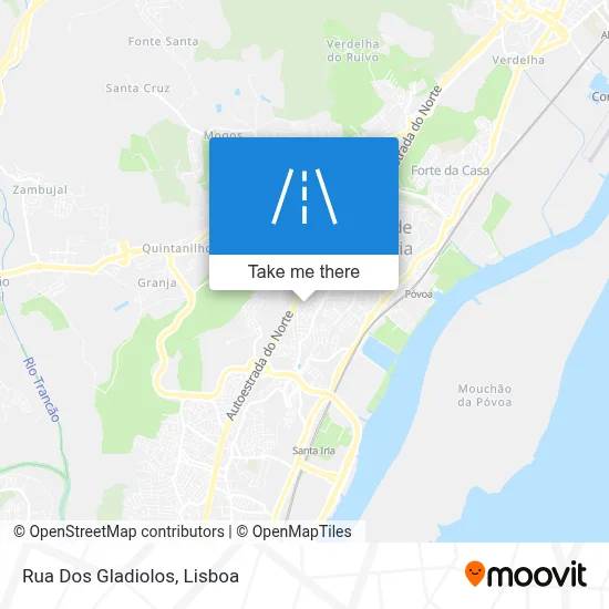 Rua Dos Gladiolos map