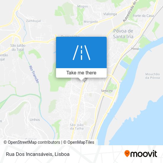 Rua Dos Incansáveis map