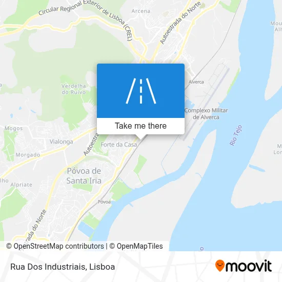 Rua Dos Industriais map