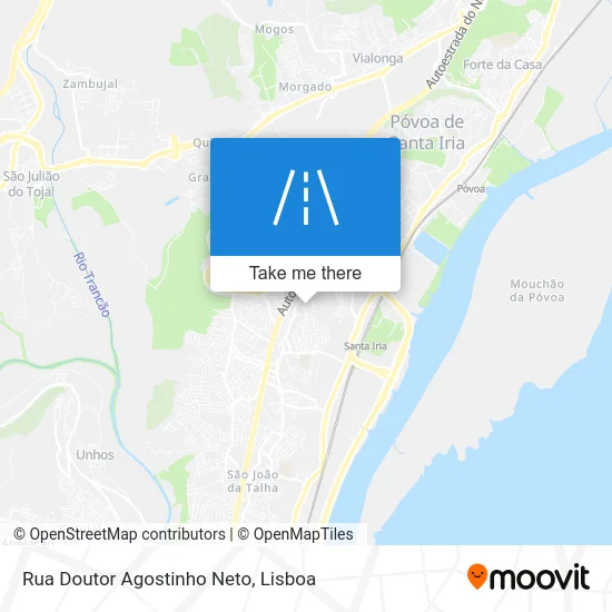 Rua Doutor Agostinho Neto map