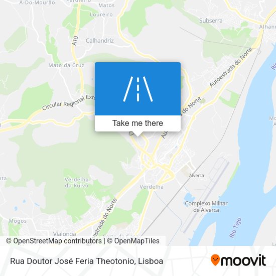 Rua Doutor José Feria Theotonio map