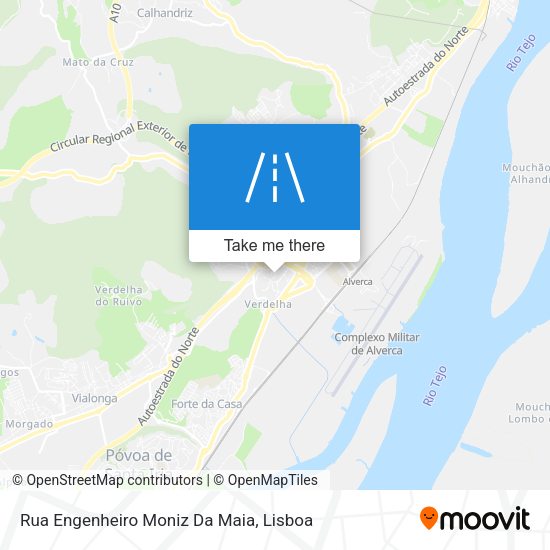 Rua Engenheiro Moniz Da Maia map