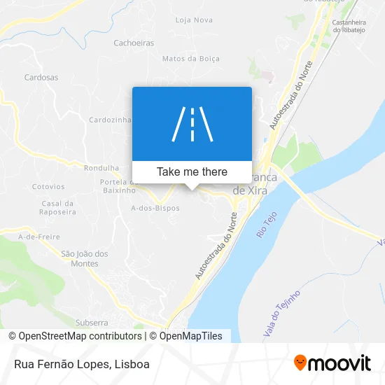 Rua Fernão Lopes map
